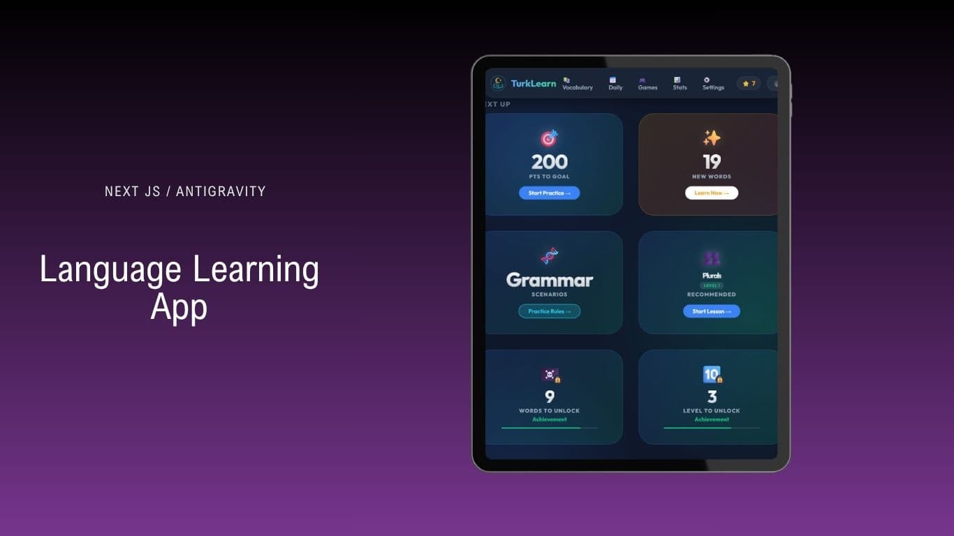 Learning Turkish through gamified practise